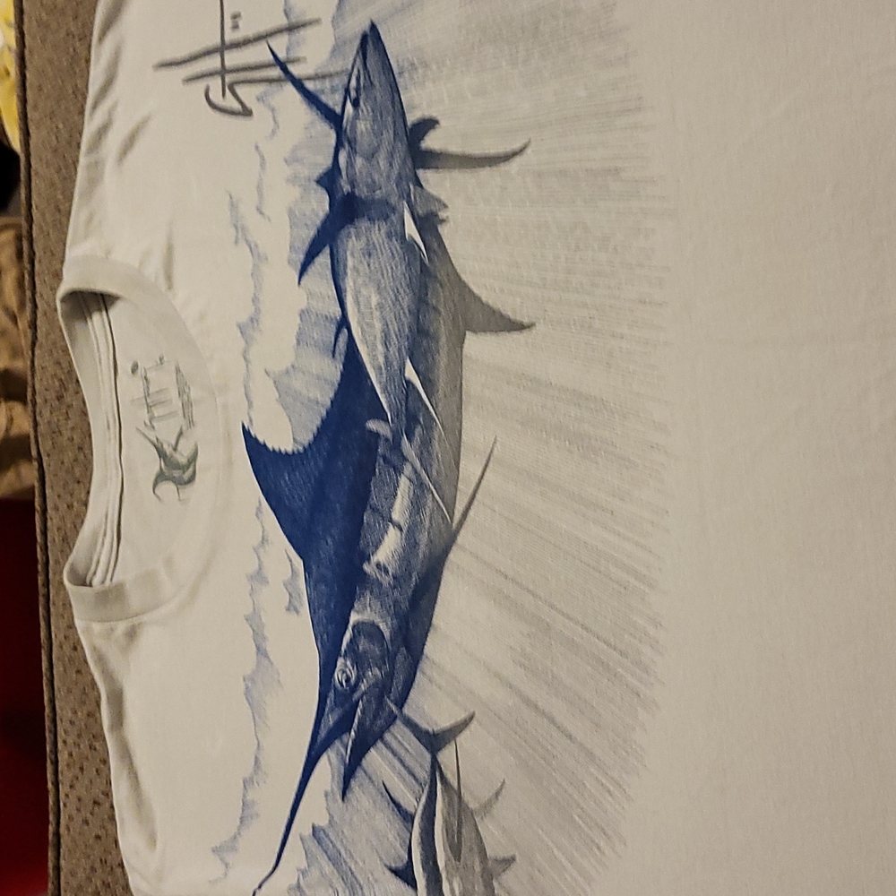FREE WITH 15 PURCHASE guy Harvey large t shirt EUC